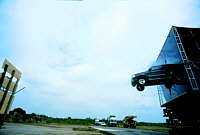 Filming the new car-smash shot