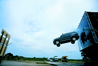 Filming the new car-smash shot