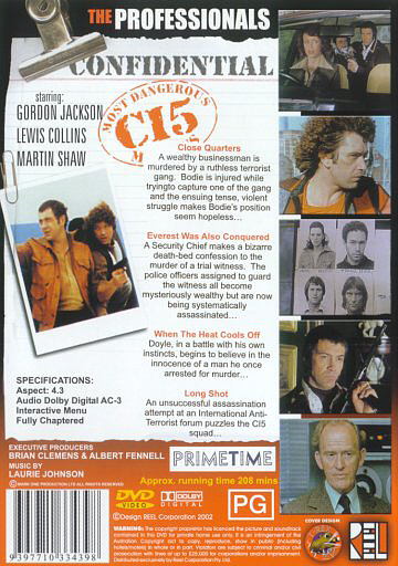 First Australian DVD - back cover